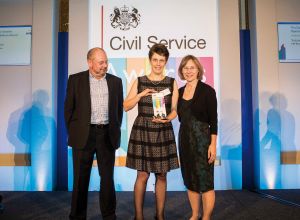 Suzanne Newton with her Award